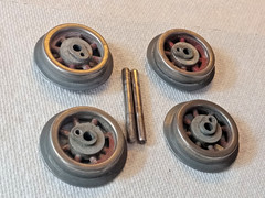 PREWAR LIONEL TRAIN 257 258 261 262E STEAM ENGINE SET DRIVE WHEEL W/ AXLES SW6