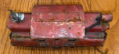**PARTS** Antique Ives Prewar O Gauge #3252 Electric Locomotive With Brass Trim