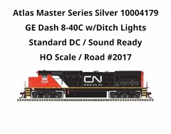 Atlas Master Series Silver 10004179 Dash 8-40C Standard DC/Sound Ready CN #2017