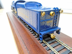 Franklin Mint-Mantua HO B&O Royal Blue Loco 4-6-2 & 12 Whl Tnder Runs+Brass Trim
