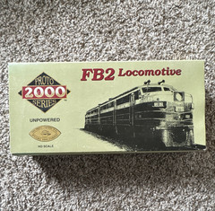 PROTO 2000 FB2 Diesel Locomotive HO Lehigh Valley Unpowered Analog Maroon