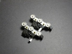 Ho Athearn Diesel locomotive SD40-2 6 wheel trucks worm gear pair