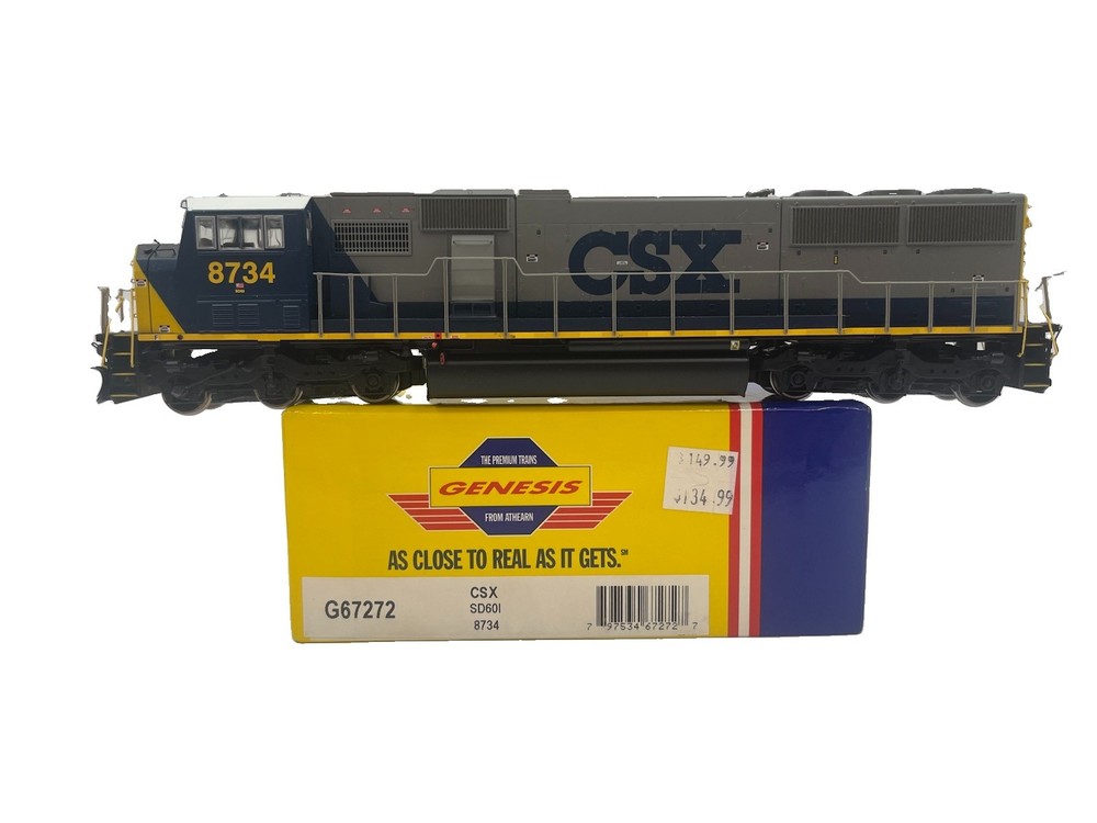 Ho Scale Athearn Genesis G67272 CSX SD60I Locomotive 8734