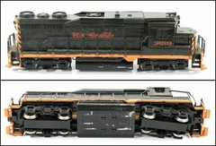 Front Range Products HO Rio Grande GP30 Diecast Body on Athearn Chassis (ROUGH)