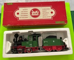 LGB G Gauge 2015 D Green Locomotive 0-4-0 w/powered Tender Untested