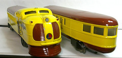 Lionel 636W Union Pacific Engine, 2 #637’s & #638 Passenger Cars,Nicely Restored