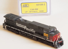 Z-scale AZL 65108-2 C44-9W Locomotive UP – SP Transition Patch highly detailed