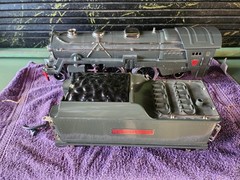 MTH PROTO Standard Gauge Tinplate Gun Metal gray locomotive 4-4-2, Nice!