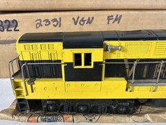 Very Nice Lionel Original Postwar #2331 Black/Yellow Virginian FM w/OB