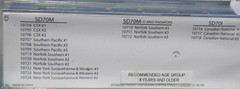 Athearn 10707 N Gauge US Diesel SD-229 8/12ft the Southern Pacific Sp Era 4/6