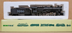 Minitrix 2073 Santa Fe 2-10-0 3260 N-Scale