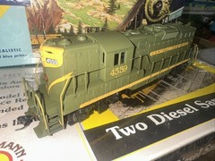 Custom Painted HO Scale Athearn Central Vermont GP9 Engine