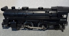 Lionel 6-18650 O Lionel Lines 4-4-2 Steam Locomotive #X1110 EX Untested