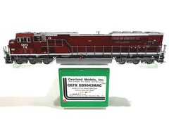 Overland OMI CEFX EMD SD9043MAC CIT Rail #118 HO Brass Model #6629.1