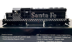 HO ATLAS 7570 MASTER SD-24 LOCOMOTIVE SANTA FE # 934 DC DCC SOUND DUAL MODE