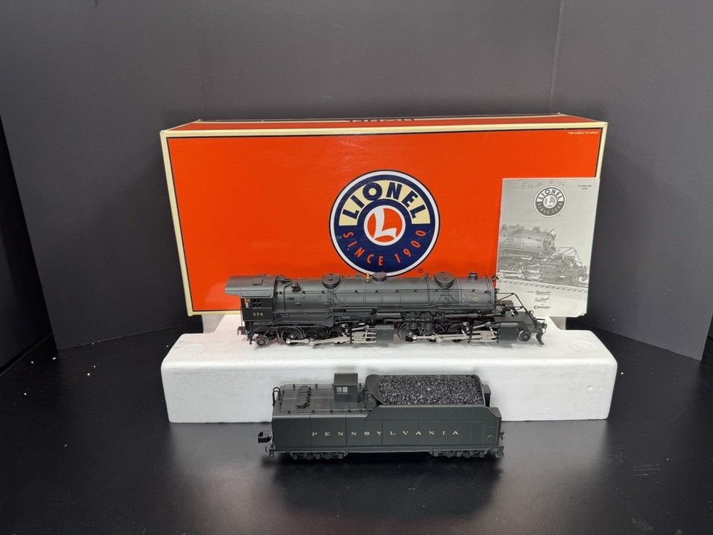 Lionel 6-38082 TMCC Pennsylvania PRR 2-8-8-2 Y-3 steam engine #374 LNIB