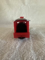 Steam Engine Strong Pull Back 6″ Die Cast & Plastic Stack Red & Black in Color