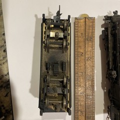 Made In Japan, HO Gauge Locomotive Painted Brass With Coal Tender