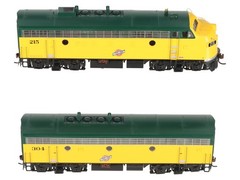 Athearn G22169 HO C&NW/Freight F-5A/F-5A Diesel Locomotive with Sound #215, #304