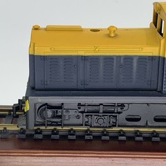 Plymouth HO Scale 0-4-0 Diesel Switcher Santa Fe ATSF 6670 Yugoslavia Vintage