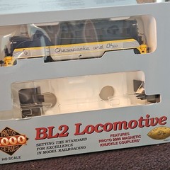 PROTO 2000 HO BL2 Diesel Locomotive Chesapeake and Ohio #1846 DC 30192 LE