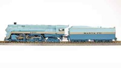 BROADWAY LTD HO BRASS HYBRID ATSF BLUE GOOSE #3460 DC/DCC/SOUND/SMOKE PN 7355