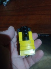 VINTAGE STEAM TRAIN LOCOMOTIVE ENGINE No. 0104 PULL BACK Weak And Paintchips.
