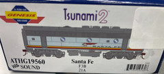 Athearn Genesis HO G19560 Santa Fe F3B #21A with DCC & Sound