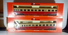 Vintage Rivarossi HO 1773 TEE FS ALn 442/448 Set Mechanical Whistle Outer Box