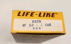 Life Like HO 8479 40 SD BOX CAR CSX 127590 UNUSED B99
