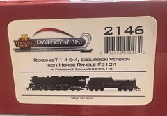Broadway Limited 2146 HO Reading T1 4-8-4 Excursion Locomotive No. 2124