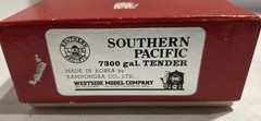 Westside Model Company HO Scale Brass 7300 gal. TENDER Unpainted