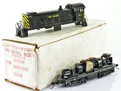 Cary Locomotive Works HO Diecast Alco S2 On Athearn Chassis (ROUGH)