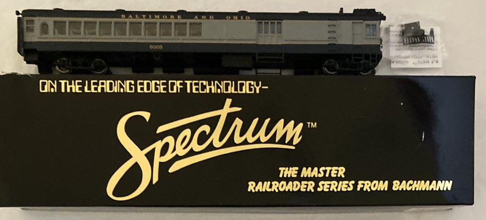 HO Bachmann Spectrum 81404 Baltimore & Ohio EMC Gas Electric Doodlebug