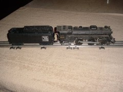 Lionel Steam Engine # 8142 w/ GRAND TRUNK WESTERN Tender 0-027