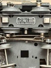 LIONEL 1664 Steam Locomotive & 1689T Tender Vintage Die‑Cast Engine Untested