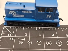 RSO Conrail GE-35 Diesel Switcher #79 Blue HO Scale Vintage Made in Yugoslavia