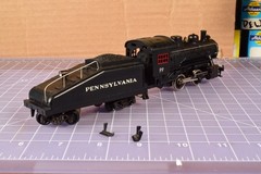 0-4-0 Steam Loco Yard Switcher, working condition, tender w/cosmetic issues VAL