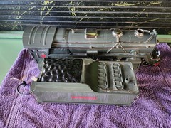 MTH PROTO Standard Gauge Tinplate Gun Metal gray locomotive 4-4-2, Nice!
