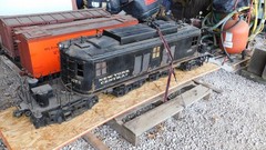 Electric 7.5″ Gauge Hand Built T3A Electric AWD Locomotive and 5 Train Cars