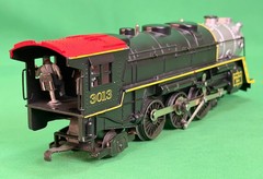 K-Line Nickel Plate Road 4-6-2 O Gauge #3013 Steam Locomotive/Tender-Needs Work