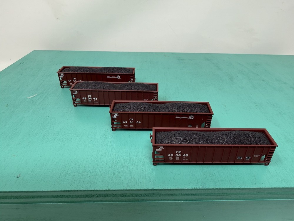 Atlas N – TM 90 Ton Hopper – No Trucks/Package – Conrail Set Of 4