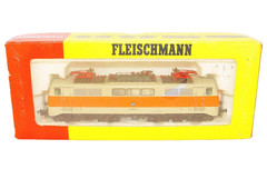 Fleischmann DC HO German DB BR 111 S-BAHN ELECTRIC LOCOMOTIVE + Driver MIB`90!