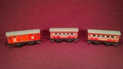 VINTAGE HWN CLOCKWORK STEAM TIN-LITHO PASSENGER TRAIN – GERMANY U.S. ZONE