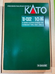 KATO 10-1302 10 Series Sleeper Express “Aki” (1967) 7-Car Set