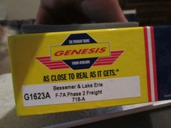 HO Athearn Genesis G1623A G1623B Bessemer Lake Erie 718-A 718-B Locomotive SET