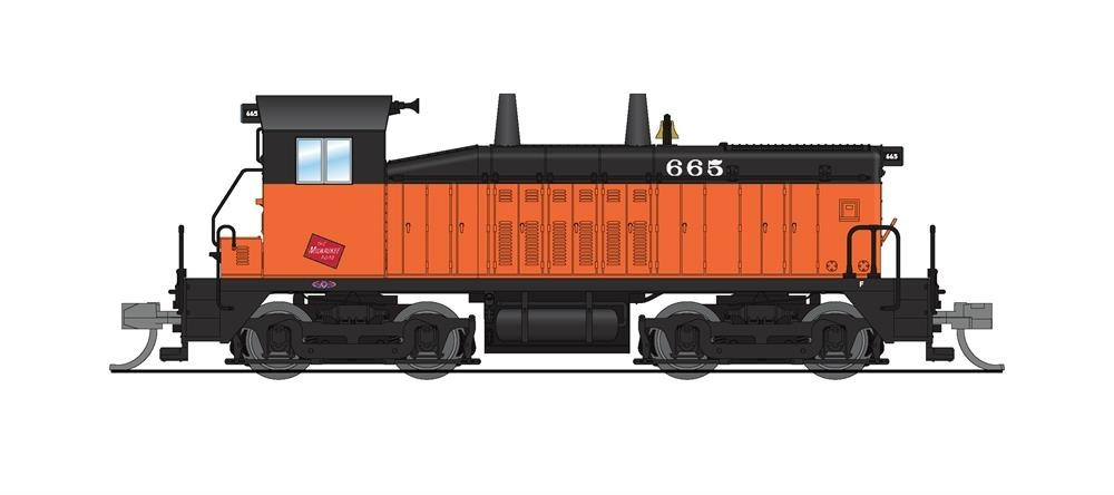 N Broadway 3919 Paragon4 EMD NW2 Milwaukee Road Rd# 672