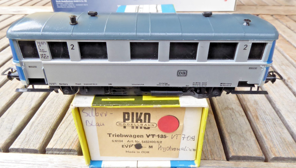 Piko H0 VT 70 971 Diesel Locomotive DB Epoche 3 Sehr Gut Erhalten Export