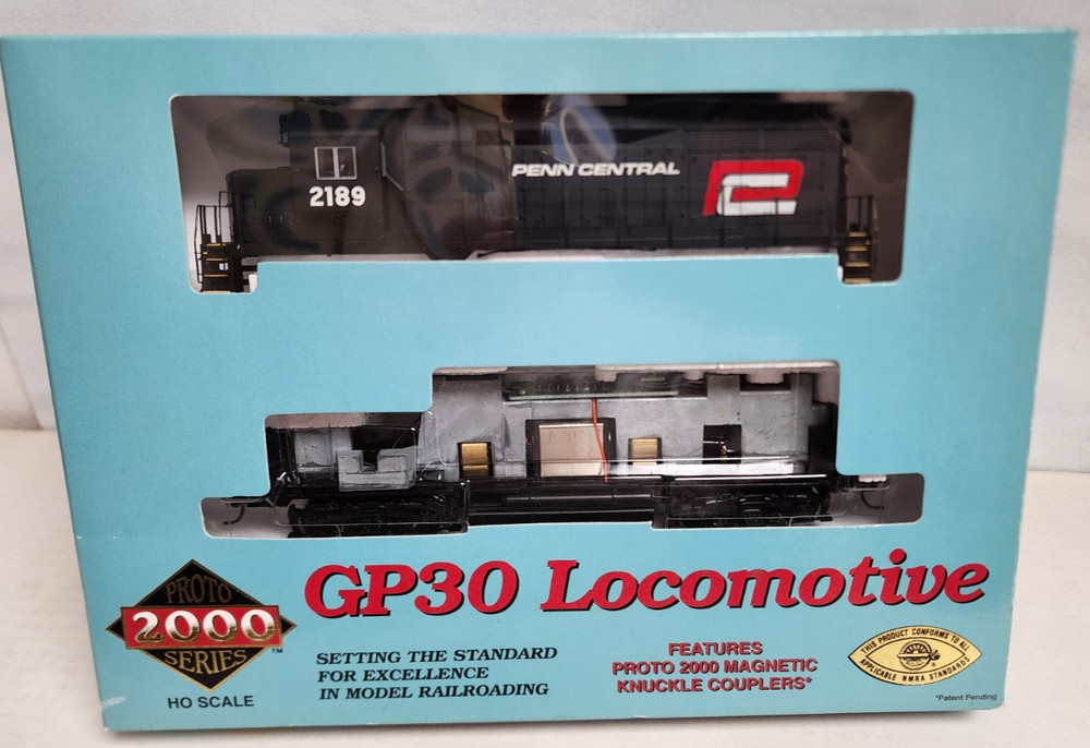 Life Like PROTO 2000 21551 HO GP30 PENN CENTRAL 2189 DCC New gears Kadee Install