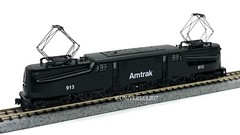 N Scale Kato 137-2021 GE GG-1 Electric Locomotive Amtrak #913 Black NIB DC